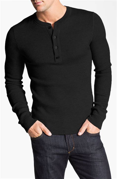 michael kors merino wool thermal henley|Merino Wool Henley .